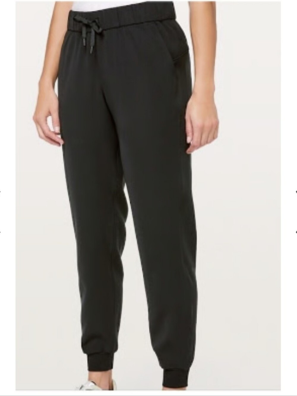 lululemon athletica Black Drawcord Joggers